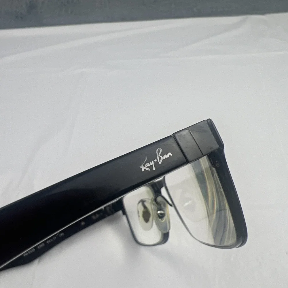 Ray-Ban RB6238 2509 Black Square Eyeglasses Flex Hinge Frame Only 53-17-145